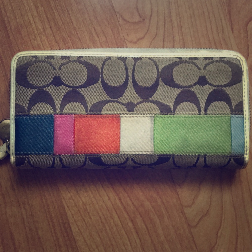 Coach Signature Envelope Wallet